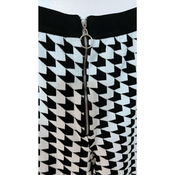 GOOD TIME USA HOUNDSTOOTH BACK ZIP PANTS WOMENS SIZE M - Picture 7 of 12